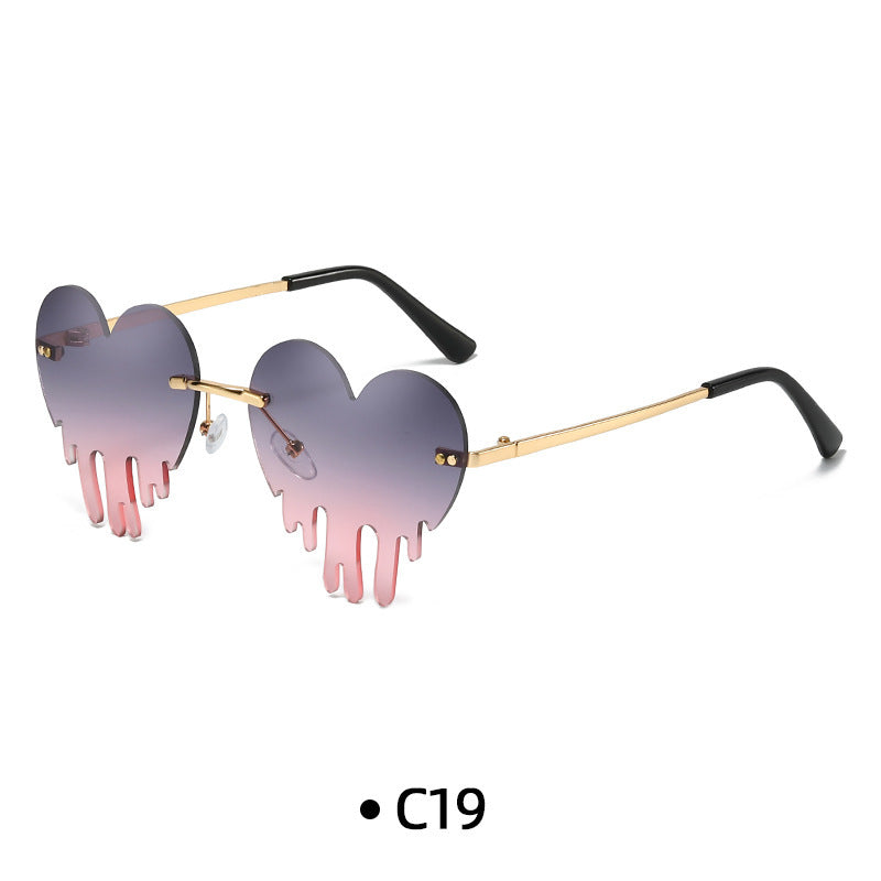 Wholesale 028 New Fashion Personalized Sunglasses Colorful Ocean Lens Sunglasses for Men and Women